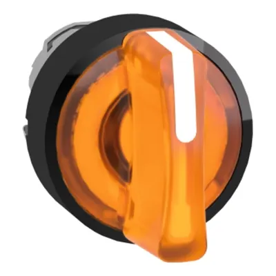 Cap Selector Luminos Portocaliu Luminos Ø22 3 Pozitii cu Revenire