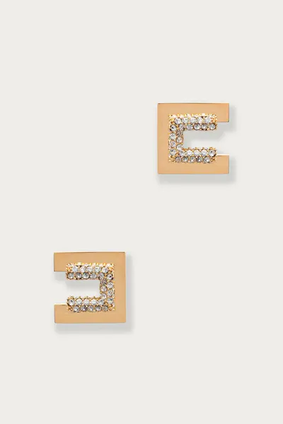 Elisabetta Franchi cercei pentru femei din metal cu zirconiu cubic