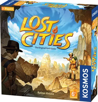 Joc de societate Lost Cities: The Card Game - pentru famlie