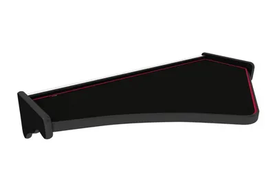 Masa centrala bord camion compatibila cu Renault Premium II (01.2005-12.2013), Negru cu cusatura rosie