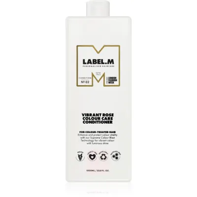 label.m Vibrant Rose Colour Care Conditioner balsam hidratant pentru păr vopsit 1000 ml