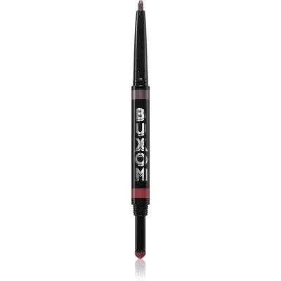 Buxom FLIP SIDE DUAL-ENDED EYELINER & SHADOW Crema umbre ochi si linii in creion culoare Burgundy Bestie 0.78 g