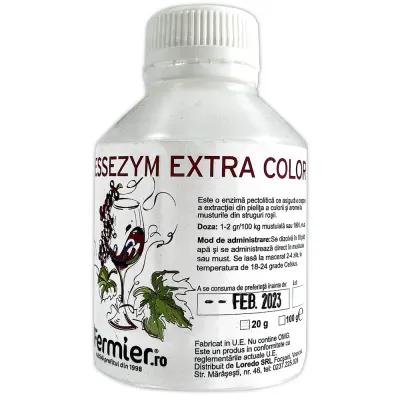 Enzime Essezym Extra Color 20 gr (pentru struguri rosii, enzime premium extractie culoare) - Default Title