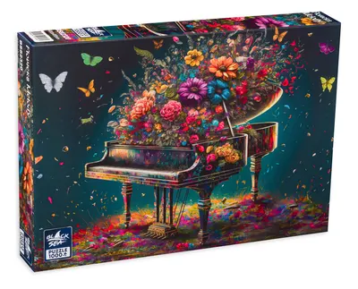 Puzzle Black Sea din 1000 de piese - Melodie cu arome de flori