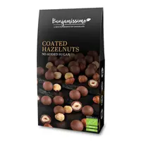 Alune de padure invelite in ciocolata cu praline bio , 60g Benjamissimo