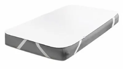 Protector pentru saltea Baby Matex - Frotte, 80 x 160 cm, alb