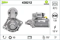 Electromotor (12v, 1,8kw) Potrivit Chevrolet Aveo; Opel Agila, Astra H, Astra H Gtc, Astra H Kombi, Astra J, Combo Tour, Combo Minivan, Corsa C, Corsa C Hatchback, Corsa D 1.3d 06.03-