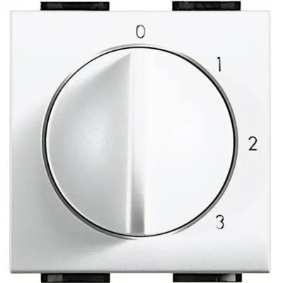 Selector rotatiV 16 A 250 V~ pentru VMC LiVing Light - Alb - 2 module
