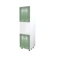 Soldat 60 cu 4 usi cu spatiu cuptor Zebra MDF verde drept