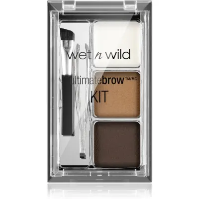 Wet n Wild Ultimate Brow Kit set pentru sprancene perfecte culoare Ash Brown 2.5 g