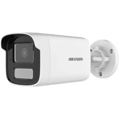 Camera supraveghere Hikvision DS-2CD1T43G2-LIU(4mm), IP 4MP, Smart Hybrid Light, IR 50m, Lumina alba 50m, Lentila 4mm, Microfon, PoE (Alb)