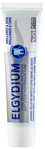 Elgydium Pastă de dinți pentru lustruire Brilliance & Care, 30 ml