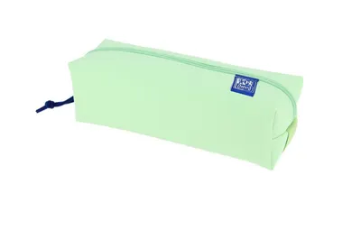 Penar tip etui dreptunghiular, banda prindere caiet, 22x8x7cm, Oxford Kangoo Live & Go, verde fistic
