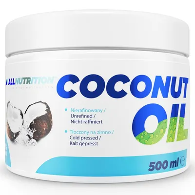 Ulei de cocos, nerafinat, 500 ml, AllNutrition