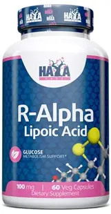 R-Alpha Lipoic Acid, 100 mg, 60 capsule, Haya Labs