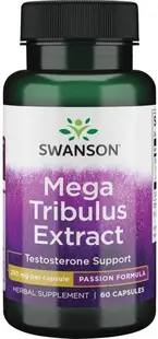 Mega Tribulus Extract, 250 mg, 60 capsule, Swanson