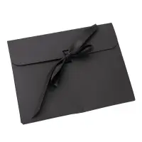 Plic hârtie cu panglică - negru - Default Title