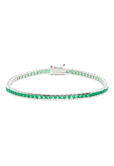 Bratara Tennis ARGINT 925 Rodiat Cu Cristale Zirconia - 17 CM