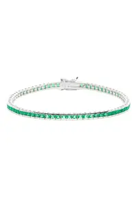 Bratara Tennis ARGINT 925 Rodiat Cu Cristale Zirconia - 17 CM