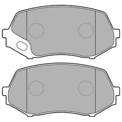 Set placute frana, frana disc DELPHI LP2208