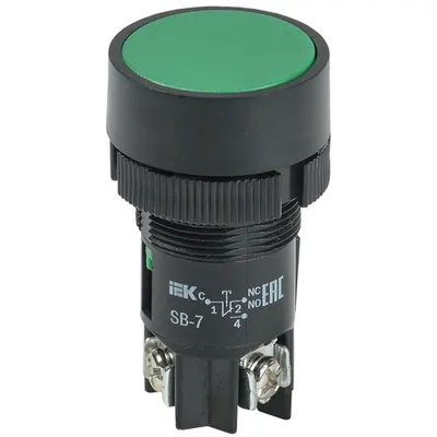 Control buton SB-7 Start verde 1c+1r d22mm/240V