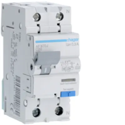 Disjunctor diferențial P+N 20A/300mA, C, 6kA, tip A