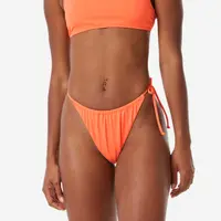 Slip de baie surf cu legături Tie Side Cheeky Roz Damă