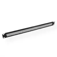 Panou ventilat 1U pentru cabinet 19" Negru, Value 26.99.0319