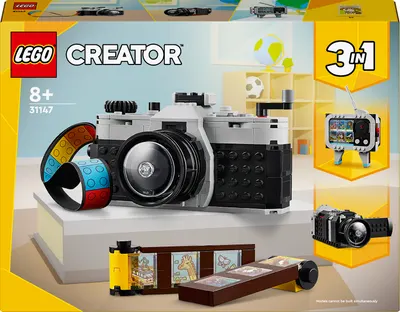 Constructor LEGO Creator 3 în 1 - Camera retro (31147)