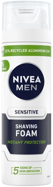 Nivea Men Spumă de ras Sensitive, 200 ml