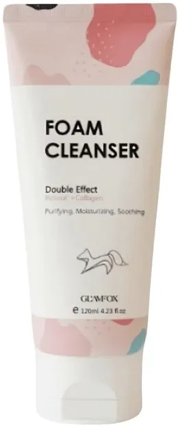 Glamfox Spumă de curățare cu retinol și colagen, 120 ml