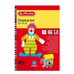 Carton Colorat 300 Grame 10 Coli 22-32cm