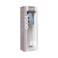 Set complet biberon anticolici Bibs 270 ml latex Baby Blue