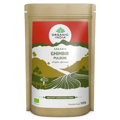 Ghimbir Pulbere, eco, 100g, Organic India