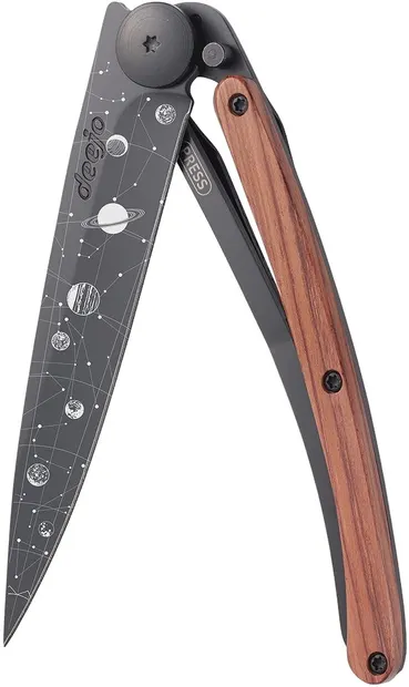 Cuțit de buzunar Deejo Coral Wood - Astro, 37 g