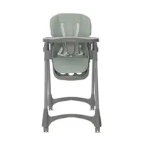 Scaun de masa pentru copii Lorelli Tummy Time Green reglabil in multiple pozitii, roti din silicon, 2 tavite detasabile, centuri de siguranta, suport pentru picioare