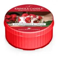 Kringle Candle Strawberries & Cream lumânare 42 g
