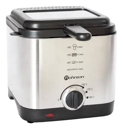 Friteuză Rohnson - R-284, 900W, 1.5 l, argentiu