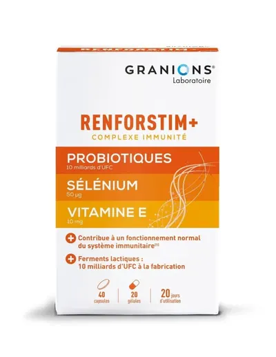 LGN Renforstim Probiotic, 40 capsule moi + 20 capsule tari, Granions