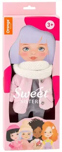 Orange Toys Sweet Sisters Sweet Sisters Set de îmbrăcăminte pentru păpuși - Jachetă roz cu eșarfă