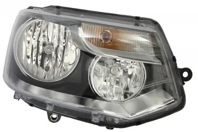 Far fata Dreapta (halogen, H7 PY21W W5W, electric, cu motor, bec) potrivit VW MULTIVAN T5, TRANSPORTER T5