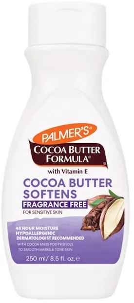 Palmer's Loțiune de corp cu unt de cacao și vitamina E, fără parfum, 250 ml