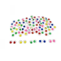 Set 100 ochi mobili colorați, diametru 10 mm