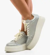 Sneakers dama Onart Argintii