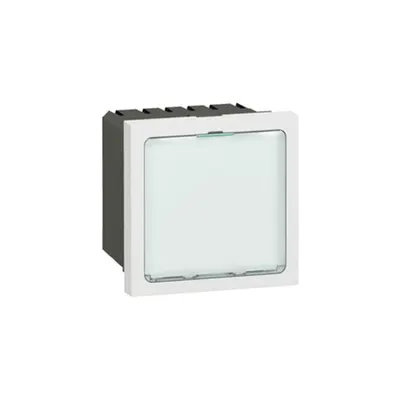Illuminated signs Mosaic 230 V~ - alb LEDs - 2 module - alb