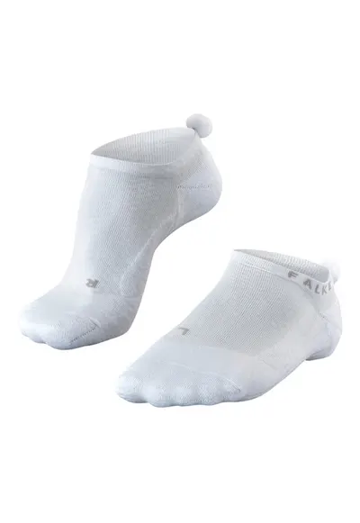 Sosete foarte scurte cu ciucure - pentru golf GO2 Pompom - Alb
