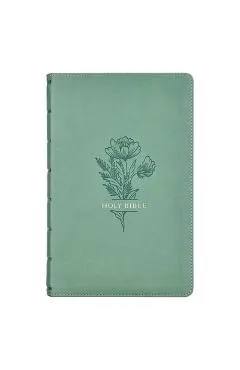 KJV Bible Giant Print Standard-Size Faux Leather, Teal