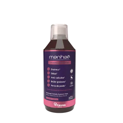 Bautura cu aroma de coacaz negru Draineur Expert, 500ml, Manhae