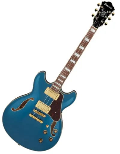 Chitară semi-acustică Ibanez - AS73G, Prussian Blue Metallic