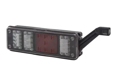 Stop spate dreapta (LED, 24V, cu intermitent, cu far de ceata, lumina de marsarier, cu stop, lumina de parcare, reflector triunghiular, cu lampa cu brat prelungitor)